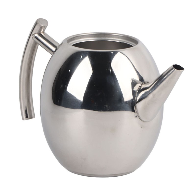 Stainless Steel Teapot, 1.5 L Stainless Steel Kettle/Teapot with Filter,