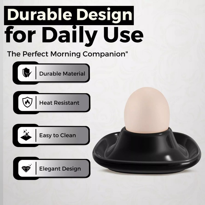 CE Compass Hard Soft Boiled Egg Cups Set of 6