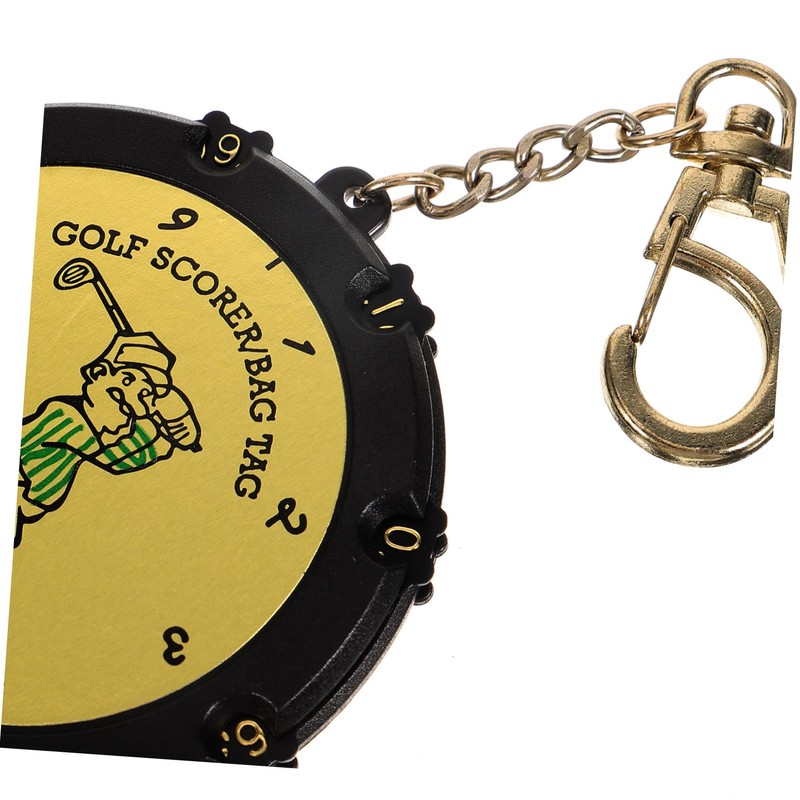 GRIRIW Portable Golf Score Counter Tool Golf Device with Chain