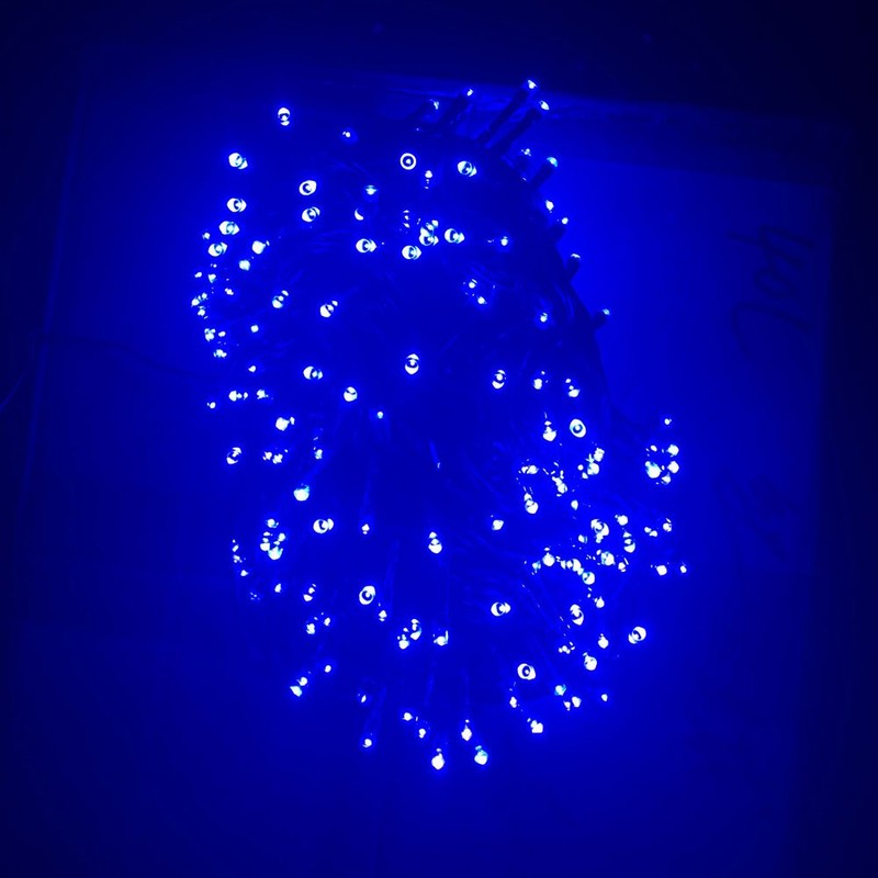 JnDee Safe Voltage 500 Bright LEDs 50 Metres Blue String