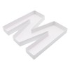 ZIJRXQ 12inch Cardboard Letter Fillable Shaped Decorative Box for Charcuterie(M)