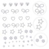 Healvian 3sets DIY Nail Patches Stylish Pearl Nail Art Decor