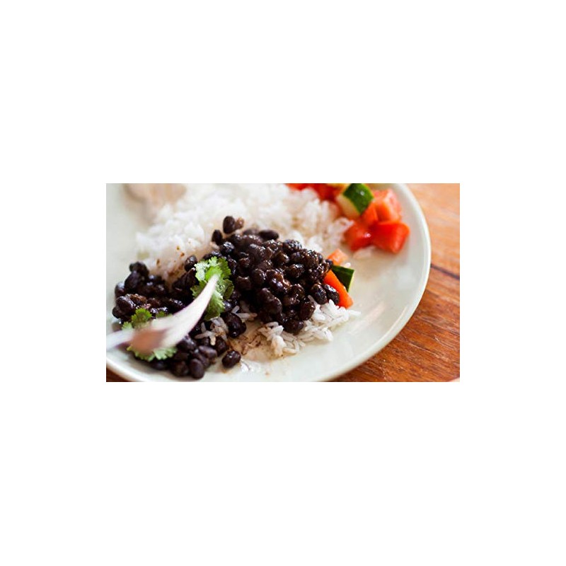 Black Turtle Beans 5 Pounds USDA Certified Organic, Non-GMO Bulk,