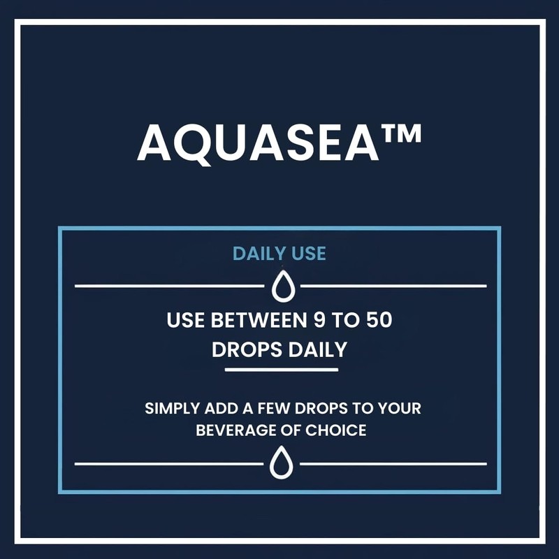 AQUASEA Liquid Magnesium Trace Mineral Drops – Premium Ionic Electrolytes