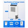 Dehumidifiers for Home & Basement, 2500 Sq.Ft Small Dehumidifier with