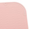 5Pcs Heat Resistant Silicone Mat Pouch for Curling Irons Hair