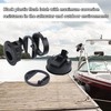 Searoam Slam Latch 2'' Flush Pull Latch Black Plastic Nylon