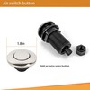 STS-OO STS-OOSN Garbage Disposal Air Switch Kit Dual Outlet Sink
