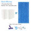 Vicloon Mop Pads for Flash Powermop, 6 PCS Microfiber Mop