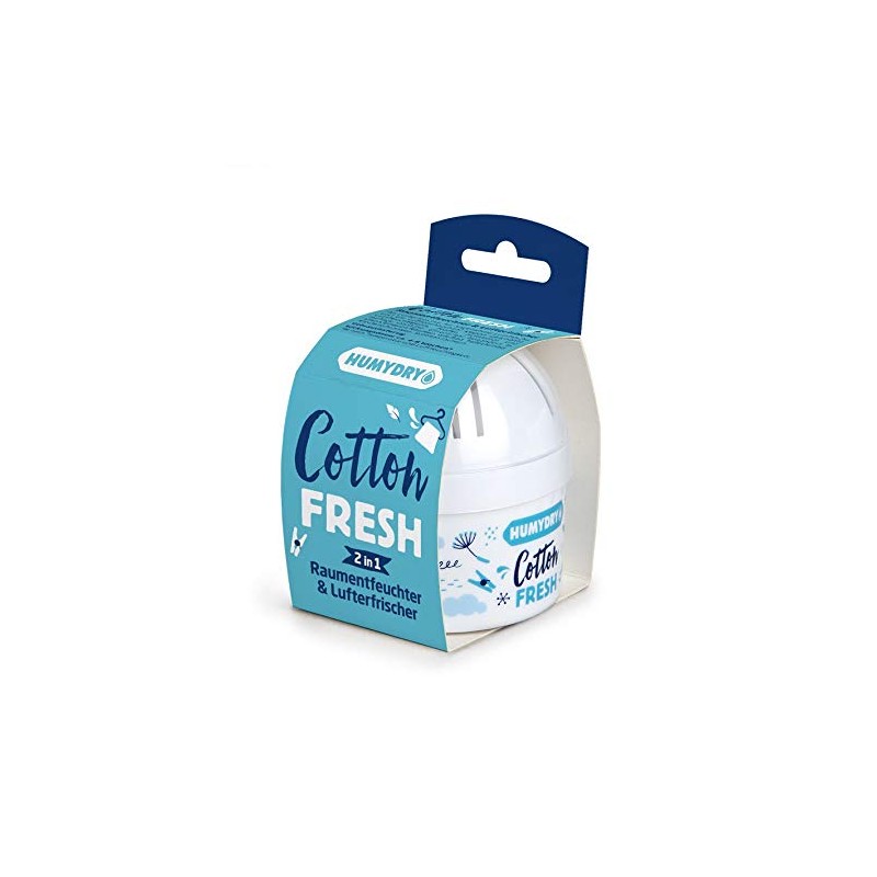 Humydry Mini Dehumidifier 75 g Cotton Fresh – Double Function: