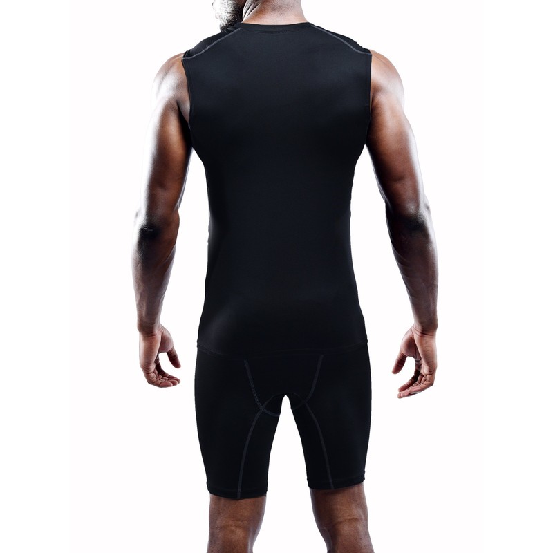 NELEUS Men's 3 Pack Compression Shirt Sport Athletic Workout Tank
