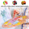 LIKENNY [Set of 2] Painting Palette, Wooden Paint Palette, Oil