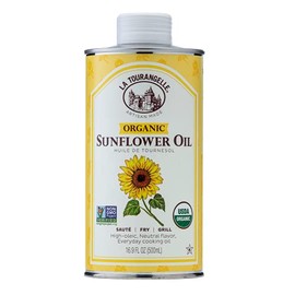 La Tourangelle Organic Sunflower Oil, 16.9-Ounce (Packaging may Vary)