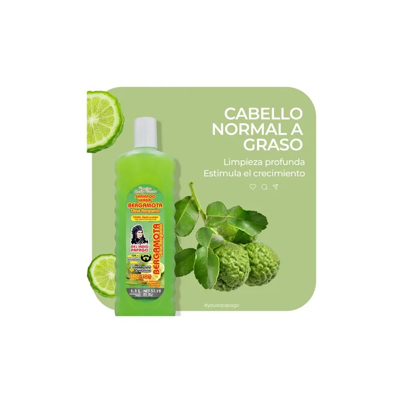 Shampoo Bergamota Del Indio Papago