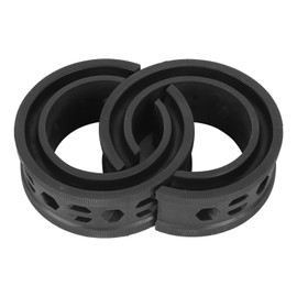 Pack of 2 Car Rubber Shock Absorbers, Car Coil Spring Buffer Rubber, Absorber Cushion, Spring Bumper, Buffer Type C, Reduce Noise, Anti Vibration, Buffer Spring Bumper Cushion (Black)