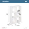 ClosetMaid Closetmaid Decorative Home Stackable 6 Cube Cubeicals Organizer Storage