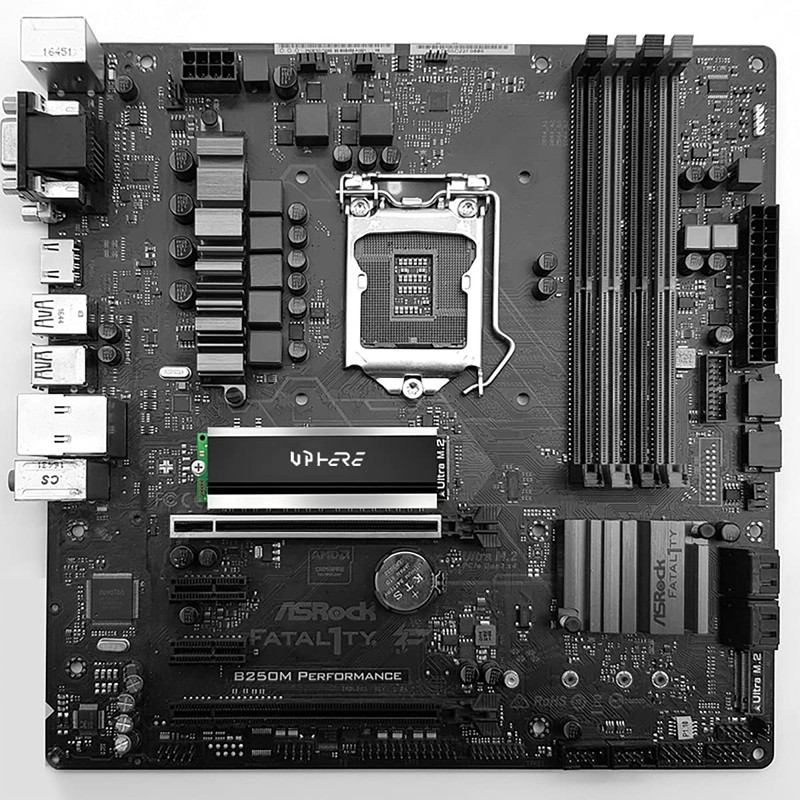 upHere M.2 2280 SSD Cooling Heatsink Aluminum Alloy with Thermal