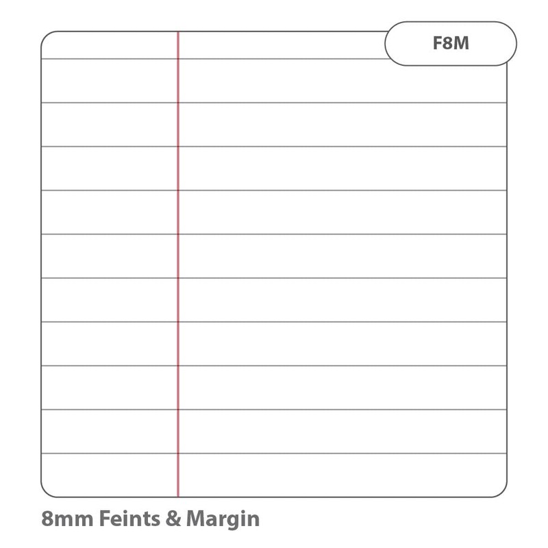 Rhino 8 x 6.5 Exercise Book | 8mm Lined +