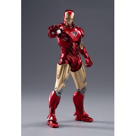 OVONNI 7 Inch MK6Ironman(1/10 Scale) Action Figure,Exquisite Painting Collectible Figure with Lots of Accessories