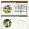 GlasFlength Garden Fence with 5mm Thick Metal Wire Decorative Fence