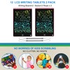 12 Inch LCD Writing Tablet,[2 Pack] Electight Colorful Drawing Board,
