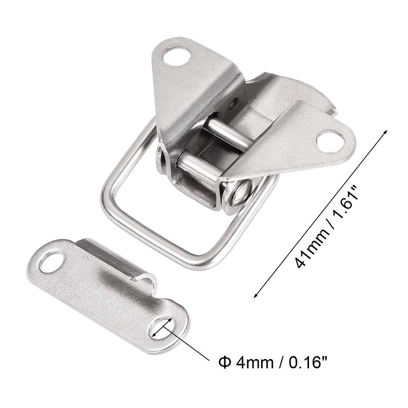 uxcell 1.61-inch SUS304 Stainless Steel Draw Toggle Latch Clamp for