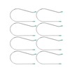 8 Pcs Silver Hot Curler Replacement Kit, Hot Roller Rollers