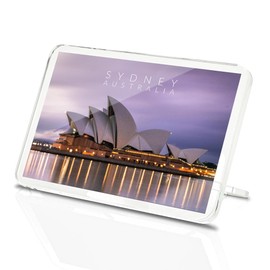 Classic Rectangle Magnet with Stand - Sydney Opera House Sunset Australia - Fridge Locker Office Whiteboard Toolbox #63301