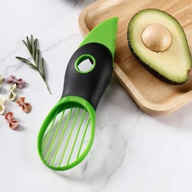 EZONEDEAL Avocado Peeler 3 in 1 Avocado Slicer Avocado Cutter Fruit & Vegetable Peeler Kitchen Tools