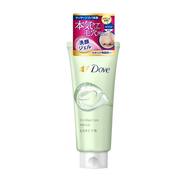 Dove Cleansing Pore Care for All Skin, Facial Cleansing Gel Body, 4.9 oz (140 g), Gel Cleansing