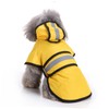 Mipcase Reflective Dog Raincoat for Small Pets Comfortable Rainwear with