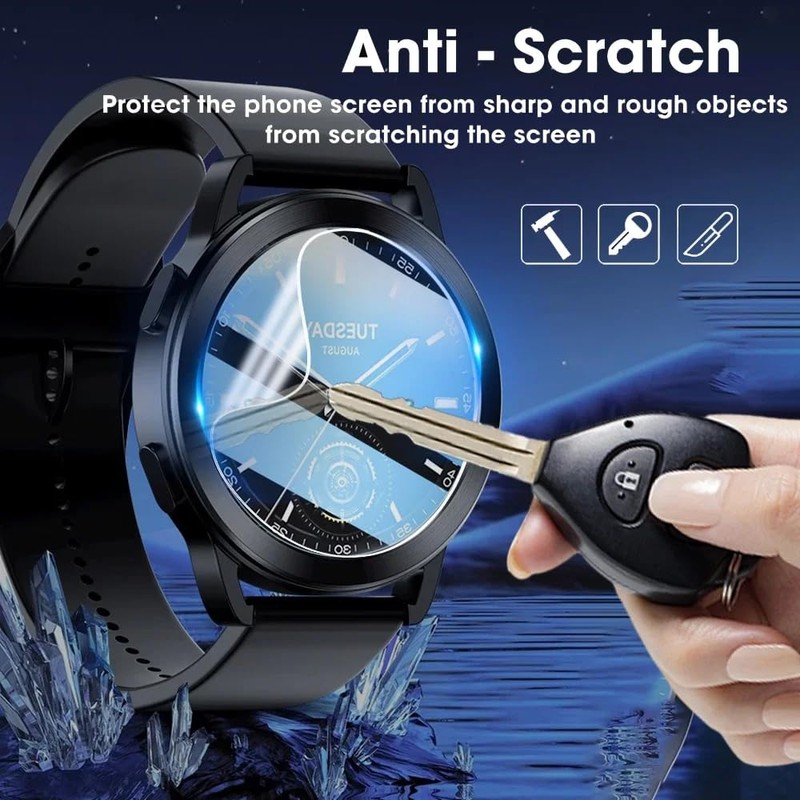 Renwox 5pcs Hydrogel Screen Protector for Garmin Instinct 2 /