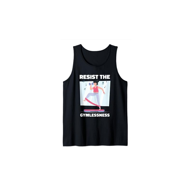 Resist The Gymlessness Resistance Band Tank Top
