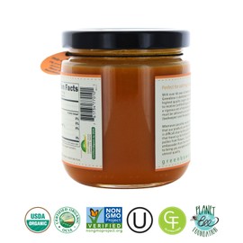 GREENBOW Organic Honey with Turmeric - 100% USDA Certified Organic, Gluten Free, Non-GMO Organic Turmeric Honey - Whole Food Organic Turmeric Honey – 11oz (311g)