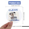 Dishwasher Clean Dirty Magnet Sign, Funny Dog Reversible Double-Sided Flip
