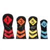 Leather Golf Covers Driver 1 3 5 U Headcovers Set
