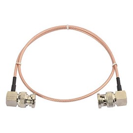 Eightwood SDI Cable BNC Angled Connector BNC Cable Male to Male 50 cm RG179 Coaxial for BMCC Blackmagic BMPCC HD Video Camera Flexible Multi-Way