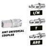 WYNNsky 3/8’’ × 100 FT Air Compressor Hose with 1/4’’