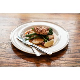 Grunwerg COSBDR Parish Cutlery Set of 12 Coffee Spoons, Stainless Steel, Beads, 2.2 mm, 12