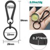 DOKEEP Titanium Alloy Carabiner, Small, Lightweight, Key Chain, Rustproof, Durable,