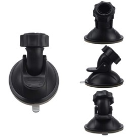 BiBiFly Car Suction Cup for Dash Cam Holder with 16 Different Types Swivel Ball Adapter Use for Driving DVR Camera Camcorder GPS Action Camera, Vehicle Video Recorder on Windshield & DashBoard