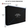 iBirdie Outdoor TV Cover 80 to 85 inch Weatherproof, Cover