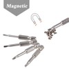 Mesee 5 Pieces 1/4 Inch Triangle Screwdriver Bits, 50 mm