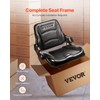 VEVOR Universal Forklift Seat, Tractor Seat with Adjustable Backrest &
