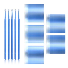 100 Stück Lacktupfer Auto Set, Microfiber Tip Lack Tupfer Lackpinsel, Pinsel für Autolack, Lacktupfer für kfz Autolack, Autolack Tupfer zur Lackausbesserung, zum Ausbessern von Lackschäden(Blau)