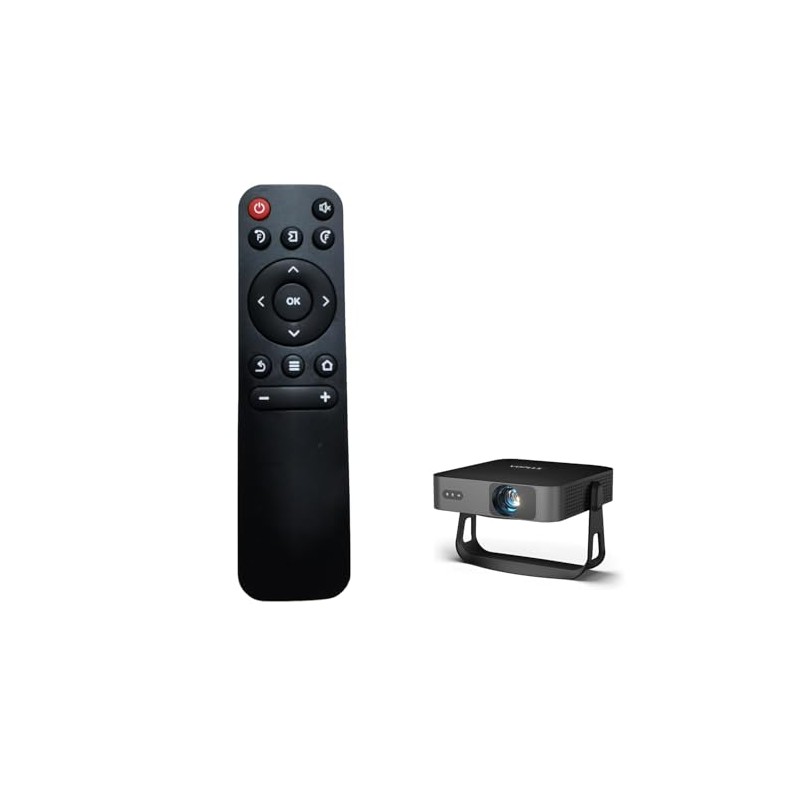 RUOYINKE Remote Control Compatible for VOPLLS R1 Home Projector, Mini