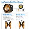 2pcs Aluminum Alloy Yoyo Ball Competitive Yoyoball with Bearing Strings