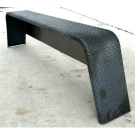 Guardabarros de remolque de acero 14Ga placa de banda de rodadura tándem, rueda trasera 16Ga 15-16" 10x772x19