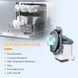 DD81-02635A B20-3A01 Dishwasher Drain Pump Assembly D.I.Accessa Original Equipment Manufacturer(OEM) Part Fit For DW80N3030us DW80R2031 DW80CG4021SRAA DW80CG4051SRAA DW80M2020US/AA Series