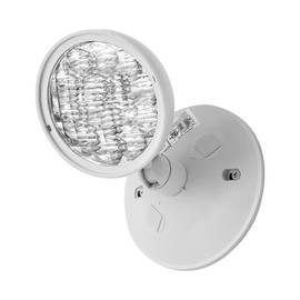 CM MZY Emergency Remote Head Lighting, Single Head Emergency Light, UL Listed, Multi Voltage 3.6 to 24 Volt Input, 3 Watts, 180 Lumen, Round